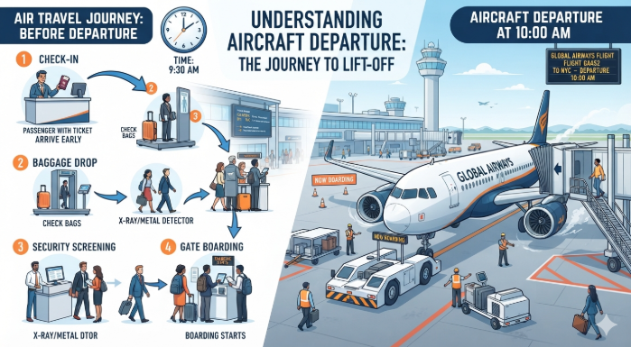 Aircraft Departure: A Complete Guide to Flight Departure Times and Airport Procedures